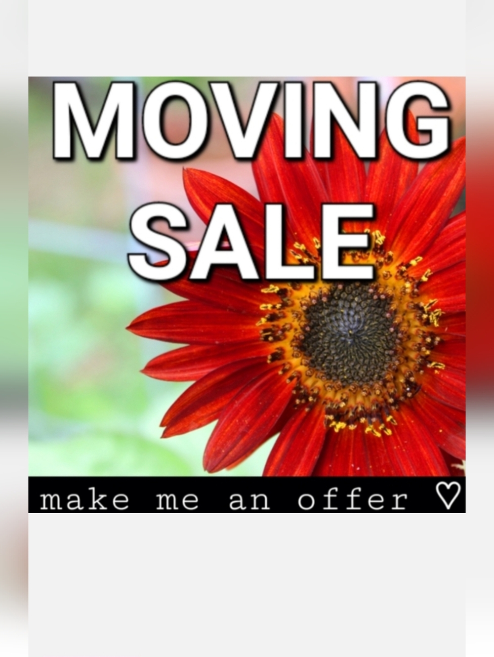 Moving Sale!